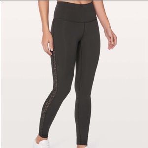 Lululemon Wunder Under Mesh Leggings